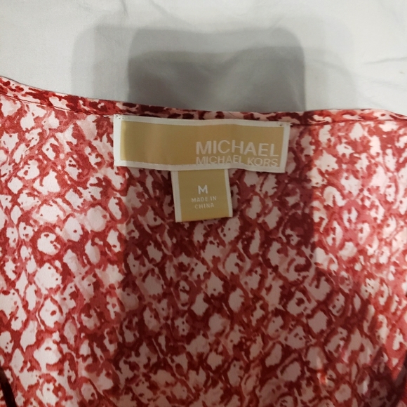 Pink loose Michael Kors sleeve less top - Picture 4 of 5